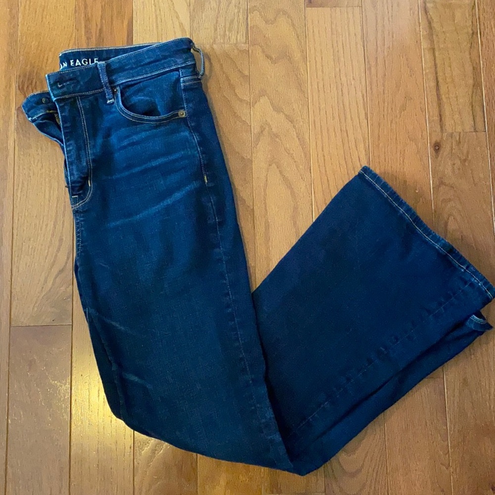 American Eagle Denim Flare Jeans (10 Short)